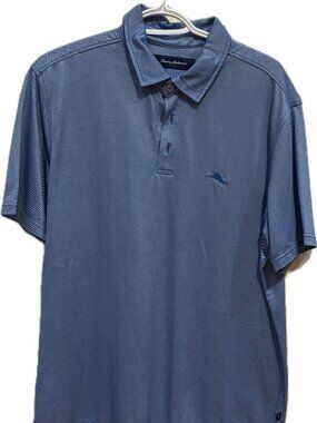 Tommy Bahama Men’s Shirt Five O'Clock Light Blue Polo